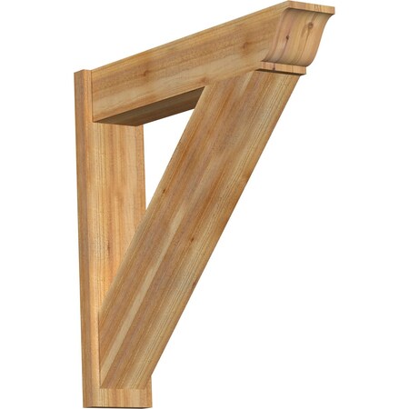 Ekena Millwork Traditional Rough Sawn Traditional Outlooker, Western Red Cedar, 8"W x 38"D x 38"H OUT08X38X38TRA01RWR